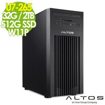 Acer 宏碁 Altos P130F10 商用工作站 (U7-265/32G/2TB+512G SSD/W11P)