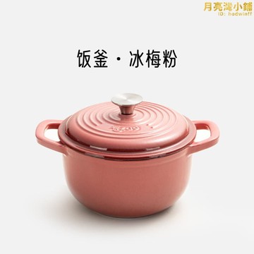 【銷售冠軍】多功能琺琅鑄鐵鍋家用煲湯燜燒燉煮不粘鍋一人食飯釜小砂鍋送禮物