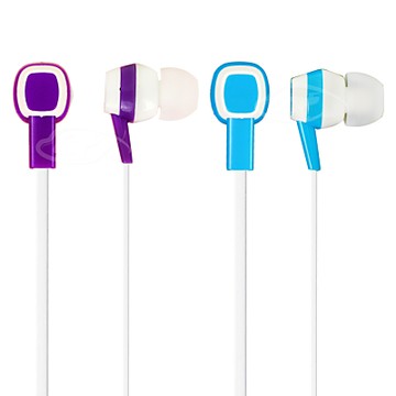 LIBERTY利百代 雙色渲染-入耳式防纏繞扁線立體聲音效耳機  LB-1518