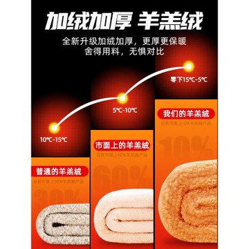 回力羊羔絨褲子男2026新款東北過冬棉褲冬季特厚加絨衛褲男款厚Q