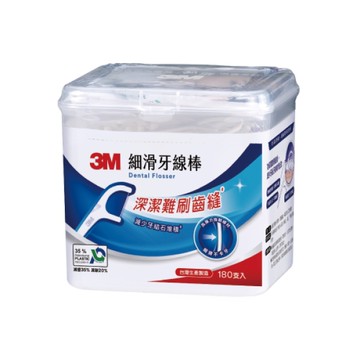 3M 細滑牙線棒盒裝180支/盒【杏一】