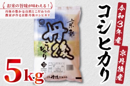 令和5年産　京都丹後産　コシヒカリ5kg（5kg×1袋）