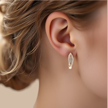 18k鍍金耳環——閃耀週年紀念禮物 MM24