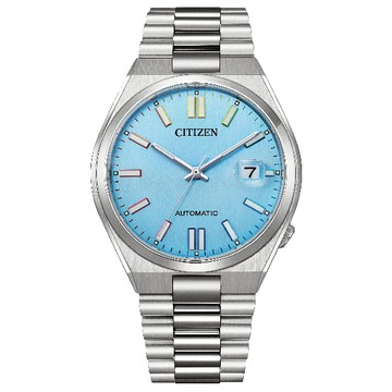 CITIZEN 星辰 Mechanical NJ0151-53L 情人節推薦款機械潮流腕錶 藍 40.0mm
