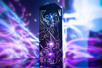 女武神 LED 燈 – 北歐神話夜燈，維京戰士裝飾，北歐斯堪地那維亞風