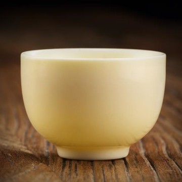 陶瓷德化粉彩功夫品茗杯單只白瓷