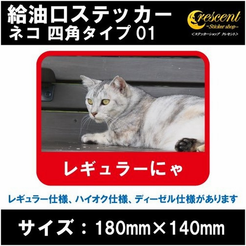 猫 給油口ステッカー フューエルステッカー 四角タイプ ねこ ネコ キャット 車 カー シール かわいい 可愛い Fuel 通販 Lineポイント最大0 5 Get Lineショッピング