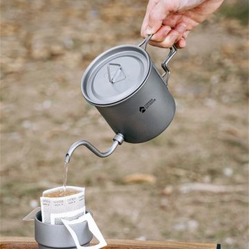 【新川】純鈦手沖壺馬克杯組 420ml+220ml