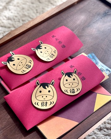 馬年 馬上添福_ 手工紅包袋 馬年動紅包 -2入/組