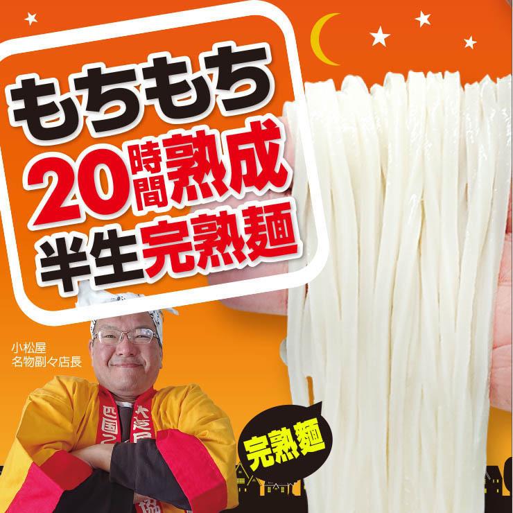 20時間熟成  半生 細麺 讃岐うどん つゆ付きセット 便利な個包装 750g 送料無料 最安値挑戦 得トクセール 特産品