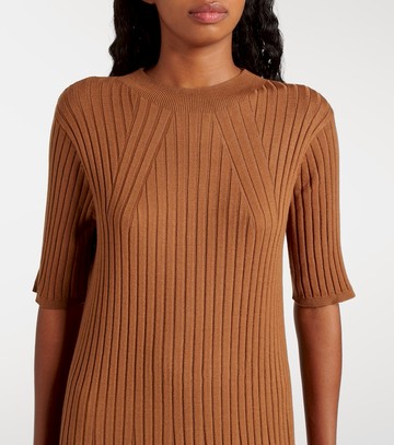 Varley Maeve ribbed-knit midi dress
