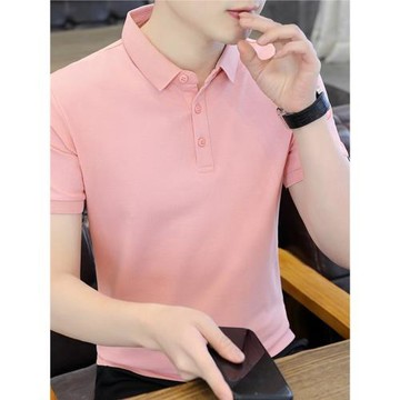 (免運)皮爾卡丹高端冰絲翻領polo衫男士夏季薄新款休閑短袖修身商務t恤