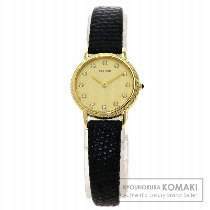 SEIKO セイコー 5A70-0400 クレドール 12P ダイヤモンド 腕時計