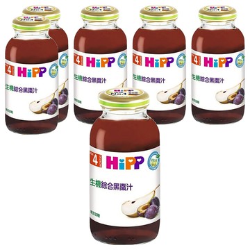 HiPP 喜寶 綜合黑棗汁 4個月以上  200ml  6瓶