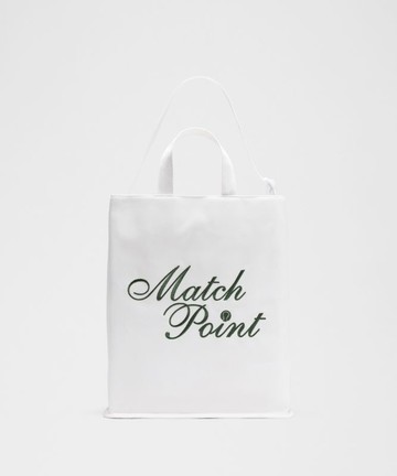 Canvas Market Tote Bag 19L Tennis Graphic