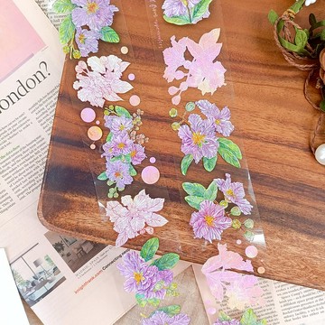 NO.1136 大紫葳Pride-of-india/ 紙膠帶 Masking Tape