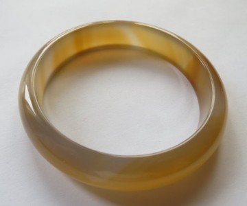 天然黃玉髓手鐲#0472 60mm