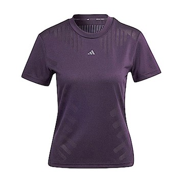 Adidas HR HIIT Airch T IP9658 女 短袖 上衣 運動 訓練 健身 透氣 涼感 反光 深紫