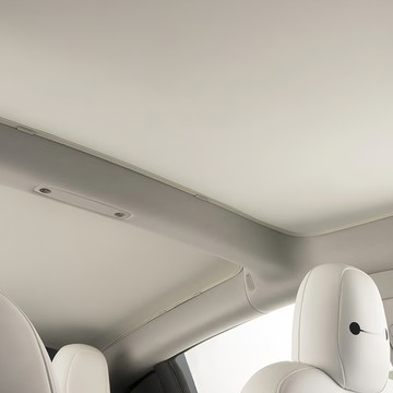 Model 3 天窗分離遮陽簾冰晶 2件組  解決曝曬  兩段式不塌陷設計  不適用  米色  1組