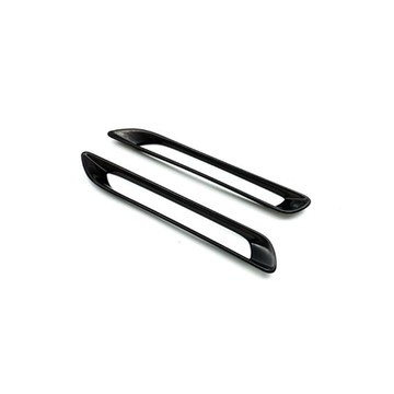 適用于2019款新豐田rav4后霧燈框 后霧燈罩 裝飾框亮條改裝鋼琴黑