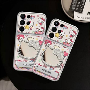 可愛貓鏡子 支架 防摔殼 OPPO A6S A6X A5X A3X A9 A6 A5 A3 PRO A60 保護 手機殼