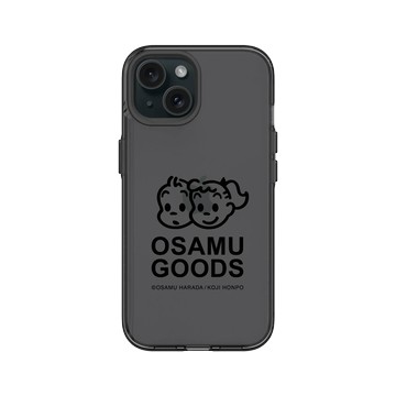 iPhone 15 Clear 酷墨灰 - OSAMU GOODS - 經典系列-LOGO