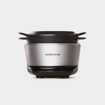 【福利品】//結帳輸入VMB8001享7折// Vermicular MINI IH 琺瑯電子鑄鐵鍋 (飛魚銀)
