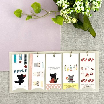 黑貓與北極熊吊牌・書籤【C】