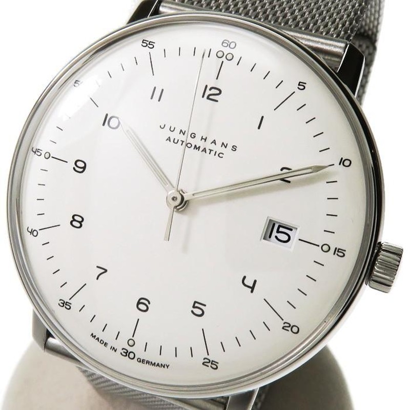 JUNGHANS/ユンハンス マックスビル 027/4700.00 腕時計 ステンレススチール 自動巻き/オートマ ホワイト文字盤 メンズ |  LINEブランドカタログ