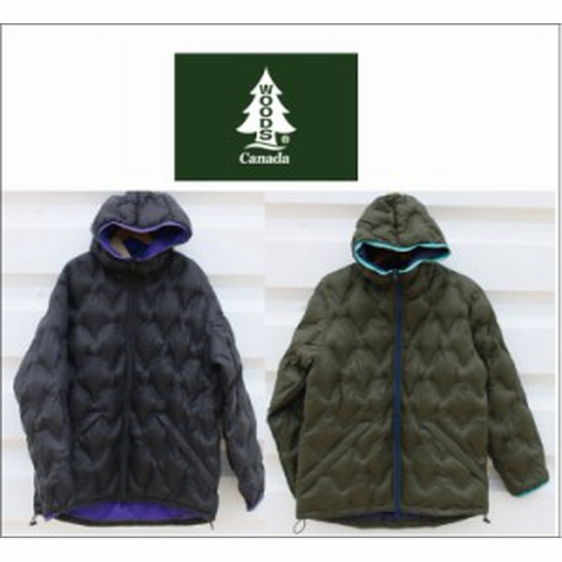 ダウンジャケット WOODS フーデッドキルティングジャケット セール 通販 LINEポイント最大10.0%GET | LINEショッピング