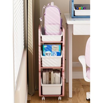 書包置物架可移動小推車辦公室桌下書本收納柜子學生書包放置神器