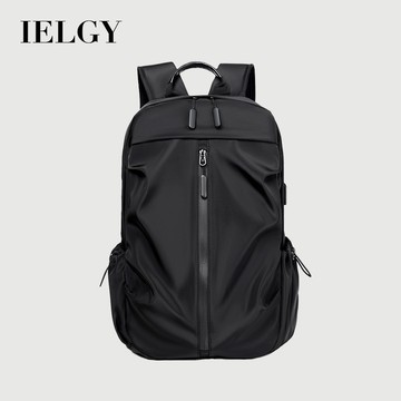IELGY 後背包男 大容量 商務電腦包潮流休閒學生