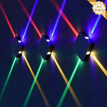 【金屬質感】壁燈 氛圍燈 裝飾燈 背景牆燈 舞臺燈 直播燈 造型光線燈 創意吊燈 客廳臥室 網紅打卡 光影藝術