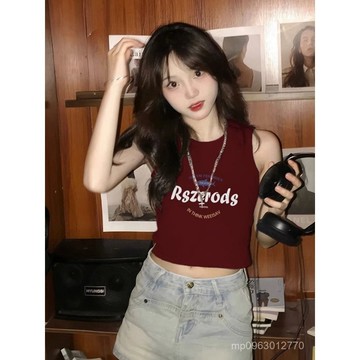 BA【限時特賣】背心女 吊帶背心 女生背心 辣妹背心 小可愛 打底衫內搭吊帶背心女夏新款緊身顯瘦辣妹純慾風露臍無袖上衣外