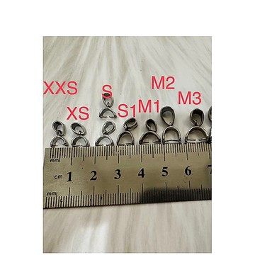 遇見~鋼扣 墜頭  扣頭  吊墜夾 鋼 吊墜扣 項鍊夾 厚款  飾品 大墜子 大小尺寸均有