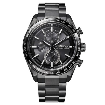 CITIZEN GENTS 光動能 電波對時 鈦金屬 計時碼錶 男錶 送禮 禮物 推薦 AT8294-59E