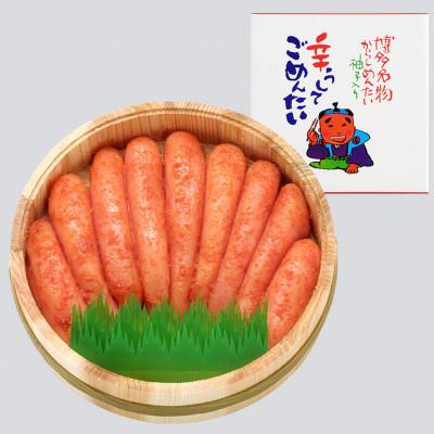 ふるさと納税 粕屋町 無着色辛子明太子500g　木樽入り(粕屋町)