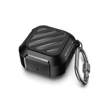 AHAStyle 三星Samsung Galaxy Buds Pro/Live/2 三防保護殼分離式掛鉤款 黑色