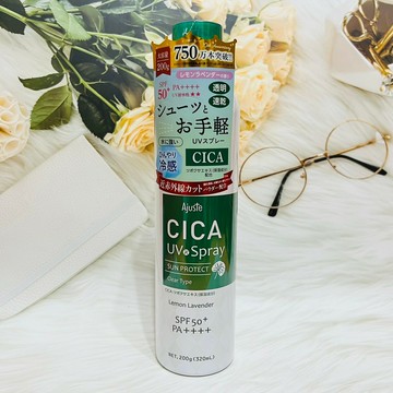 日本Ajuste愛伽絲 高效防曬噴霧200g(-8度C涼感降溫/防曬冰霧/SPF50/PA++++) 積雪草