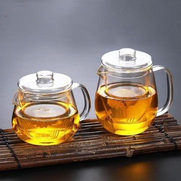 玻璃泡茶壺企鵝壺加厚高硼硅家用茶壺煮茶大容量圍爐煮茶高硼硅