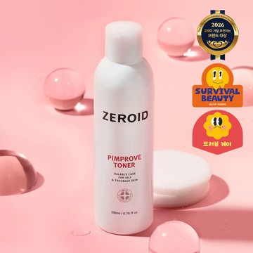 ZEROID Pimprove Toner 200ml (2 Options)