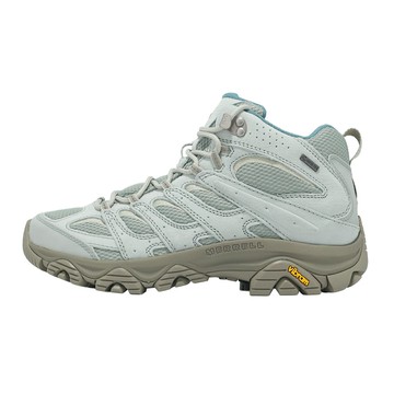 Merrell 登山鞋 Moab 3 Mid GTX 男鞋 灰 藍 防水 越野 郊山 戶外 ML066061