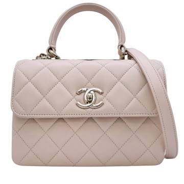 CHANEL 香奈兒 膚色 米色 Trendy CC 兩用包 【二手名牌BRAND OFF】