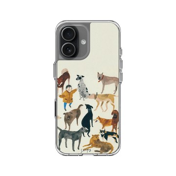 iPhone 17 Clear Case（相機按鈕） 透明 - Soupy Tang 湯舒皮 - Dogs