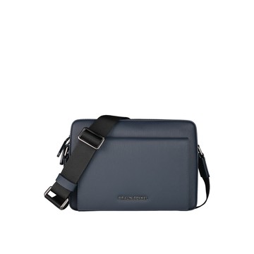 BRAUN BUFFEL 台灣總代理 紐瓦斯 斜背包-深藍色/BF534-TW61-MAR