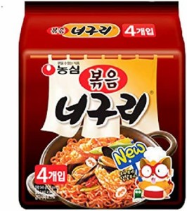 [0172]農心ポックム ノグリラーメン (炒め麺 137g) 4個パック 韓国産 [並行輸入品]