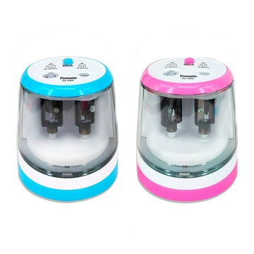 [限時優惠]寒暑假必備【史代新文具】Tomato AS-680 藍/粉紅 電動削筆機寒暑假必備【升級版】