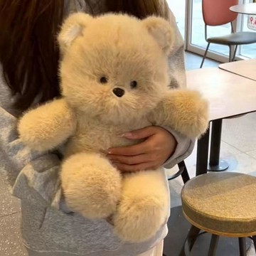 跑跑玩偶熊毛絨玩具兔子布娃娃創意玩偶牀上陪睡公仔送女生日禮物