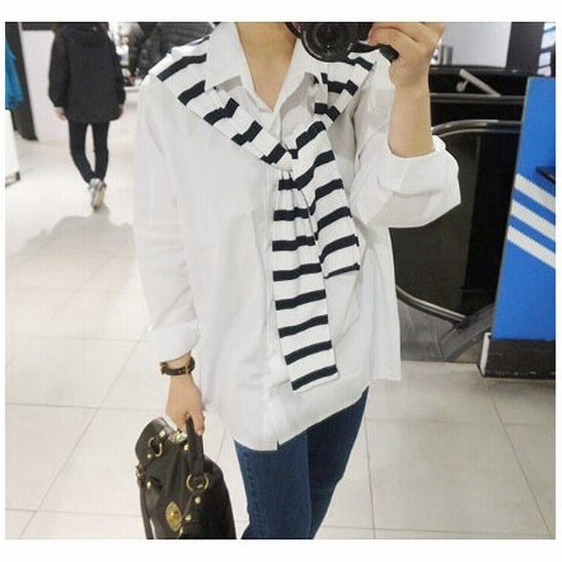 レディース ファッション シャツ ブラウス アンサンブル風 七分袖 かわいい さわやか おしゃれ ゆったり 大人カジュアル 夏 外出 アウトドア グレ 通販 Lineポイント最大0 5 Get Lineショッピング