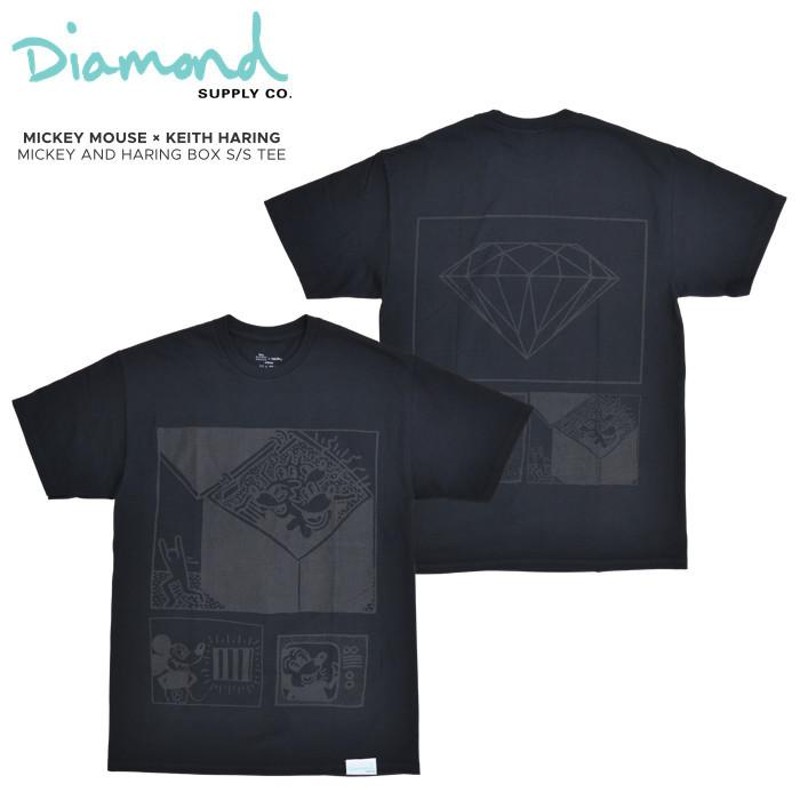 DIAMOND SUPPLY Co. ダイヤモンド サプライ × MICKEY MOUSE ミッキーマウス × KEITH HARING キースヘリング  Tシャツ 半袖 単品購入の場合はネコポス便発送 | LINEブランドカタログ